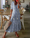 Luna | Summer Boho Midi Dress