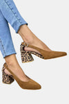 Camila | Leopard Print Heel Slingbacks