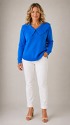 Yareli Elegant Collar Knit Sweater