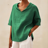 Lilia - Elegant V-Neck Work Pullover Top