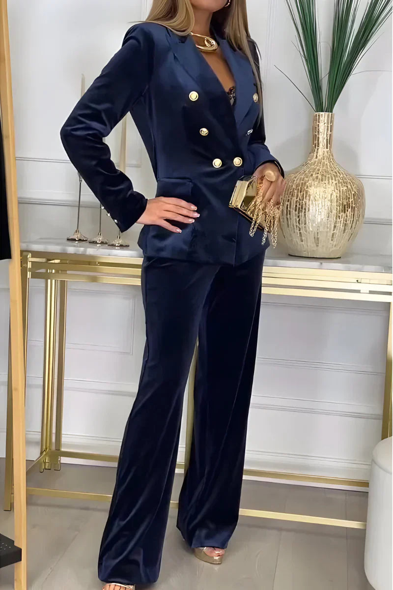 Peyton™ | Chic Velvet Two-Piece Set