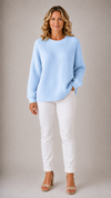 Scarlet Cozy Waffle Knit Sweater