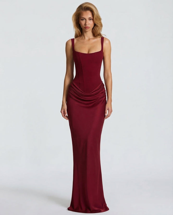 Jasmine | Women's Draped Bodycon Wedding Guest Dress