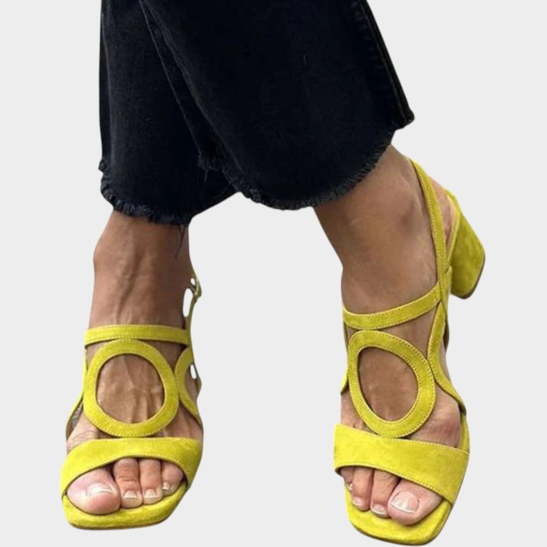 Audrey | Women's Block Heel Sandals | Ankle Strap