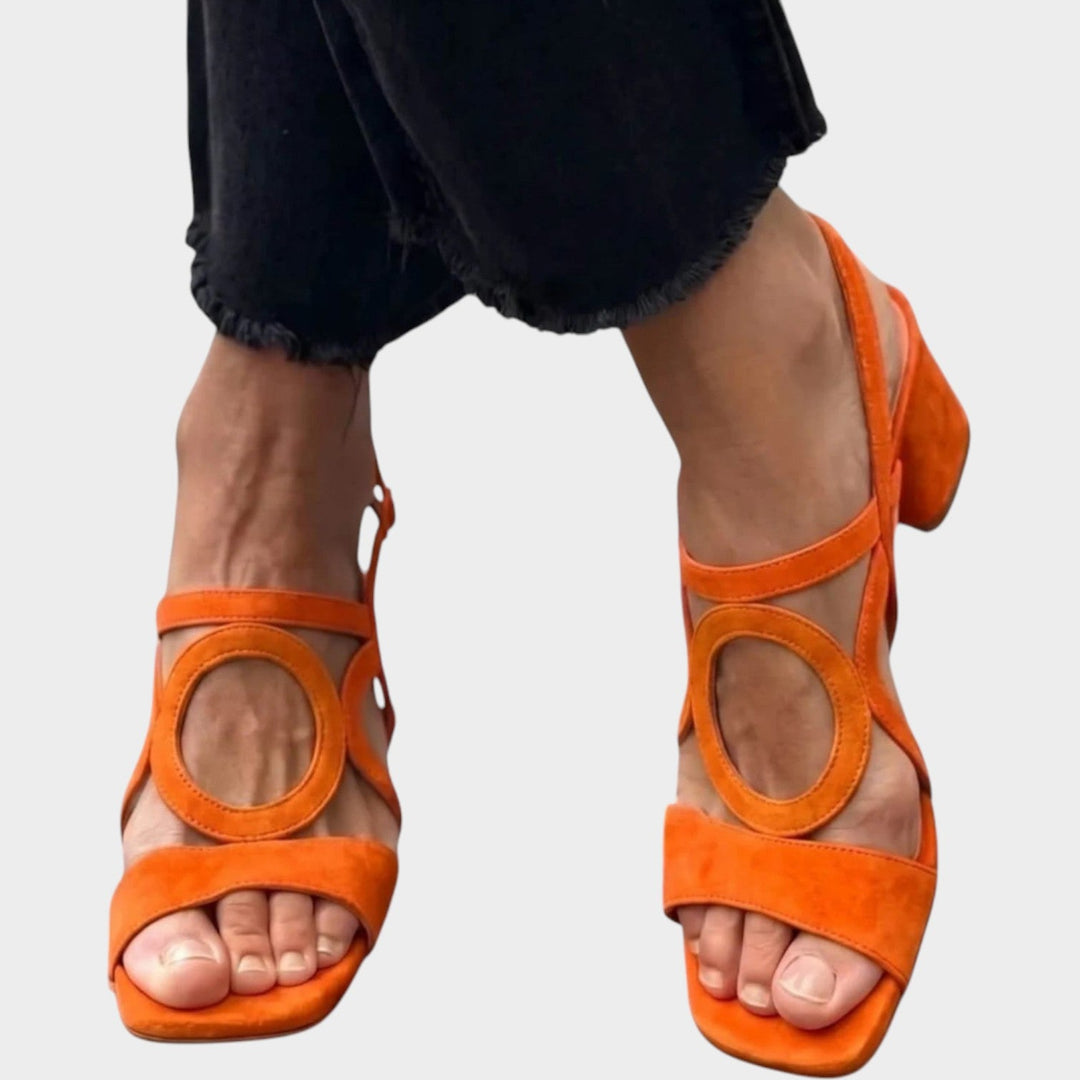 Audrey | Women's Block Heel Sandals | Ankle Strap