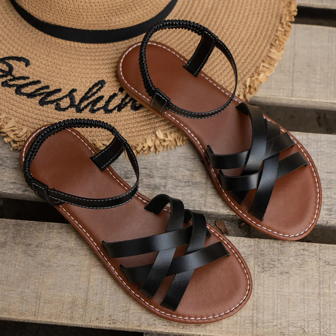 Cross Strap Sandals for Women – Modern Design, Comfortable for Everyday Wear