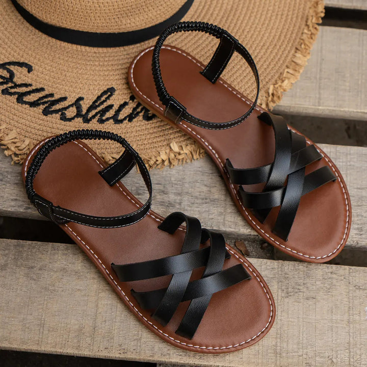 Cross Strap Sandals for Women – Modern Design, Comfortable for Everyday Wear