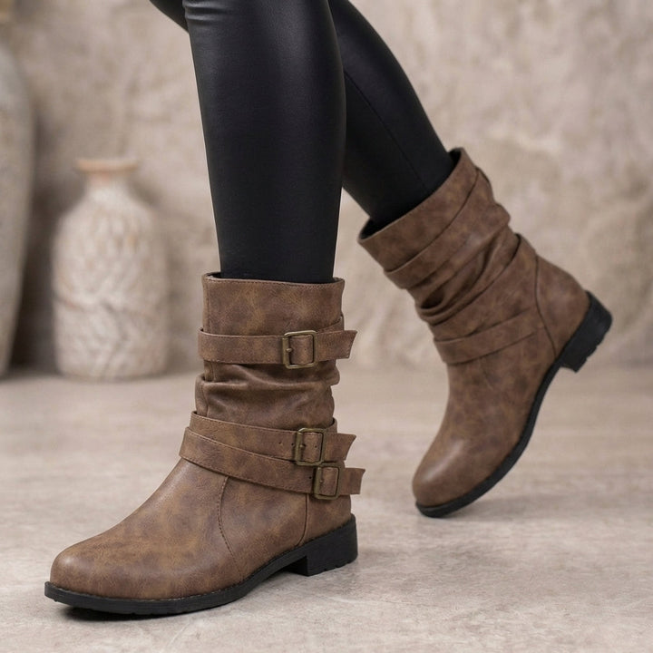 Buckle Ankle Boots for Women – Stylish & Comfortable