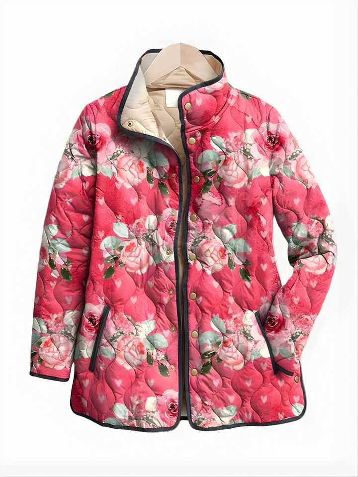 Carter™ | Vintage Charming Floral Quilted Jacket