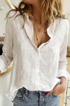 Estelle Cotton-Linen Blouse