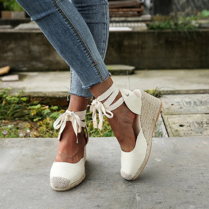 Closed-Toe Wedge Sandals for Women – Chic & Comfortable Style