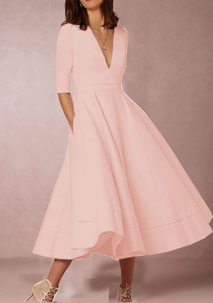 Lani | Elegant & Retro-Inspired Midi Dress