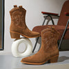 Embroidered Pointed Toe Boots for Women – Stylish & Comfortable