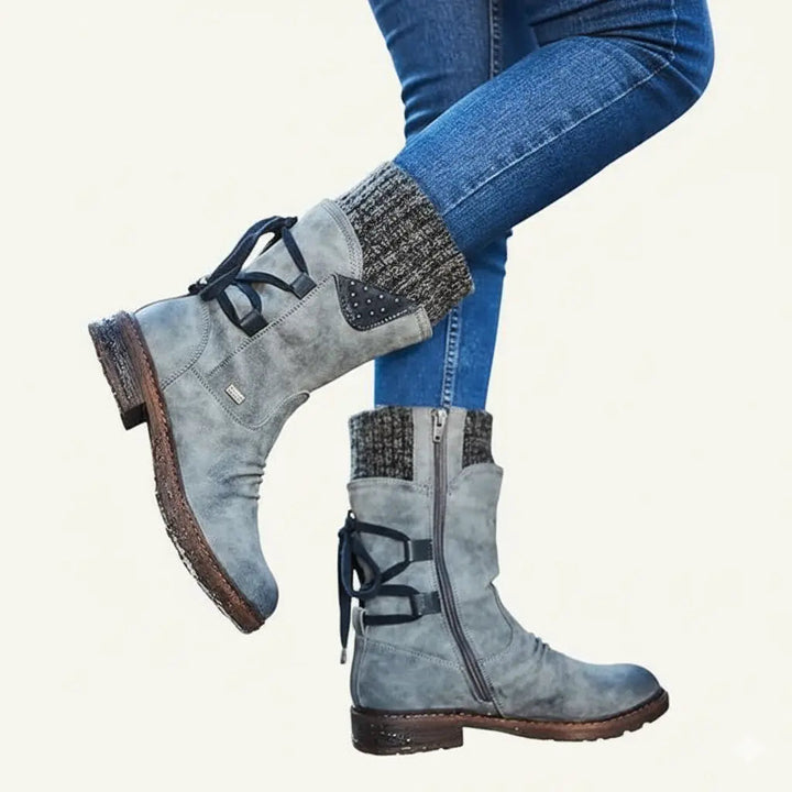 Low Heel Winter Boots for Women | Comfortable & Warm Design