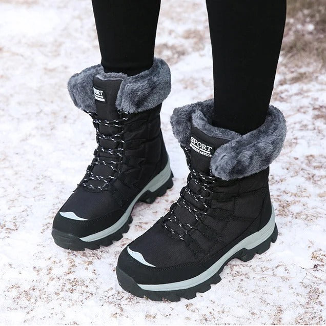 Aspen | Women's Waterproof Snow Boots | Faux Fur Lined Lace-Up
