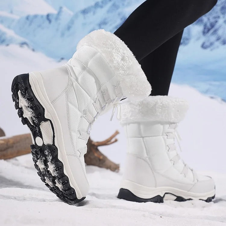 Aspen | Women's Waterproof Snow Boots | Faux Fur Lined Lace-Up