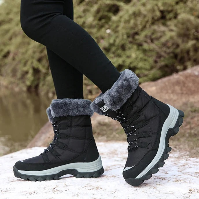 Aspen | Women's Waterproof Snow Boots | Faux Fur Lined Lace-Up