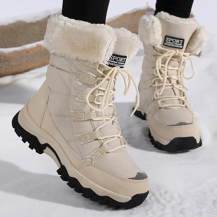 Aspen | Women's Waterproof Snow Boots | Faux Fur Lined Lace-Up