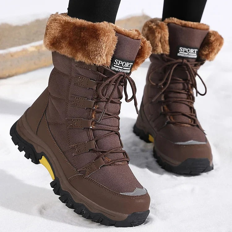 Aspen | Women's Waterproof Snow Boots | Faux Fur Lined Lace-Up