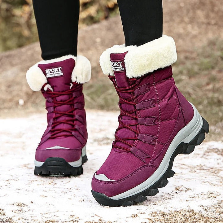 Aspen | Women's Waterproof Snow Boots | Faux Fur Lined Lace-Up