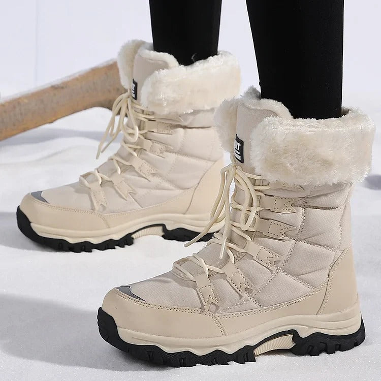 Aspen | Women's Waterproof Snow Boots | Faux Fur Lined Lace-Up