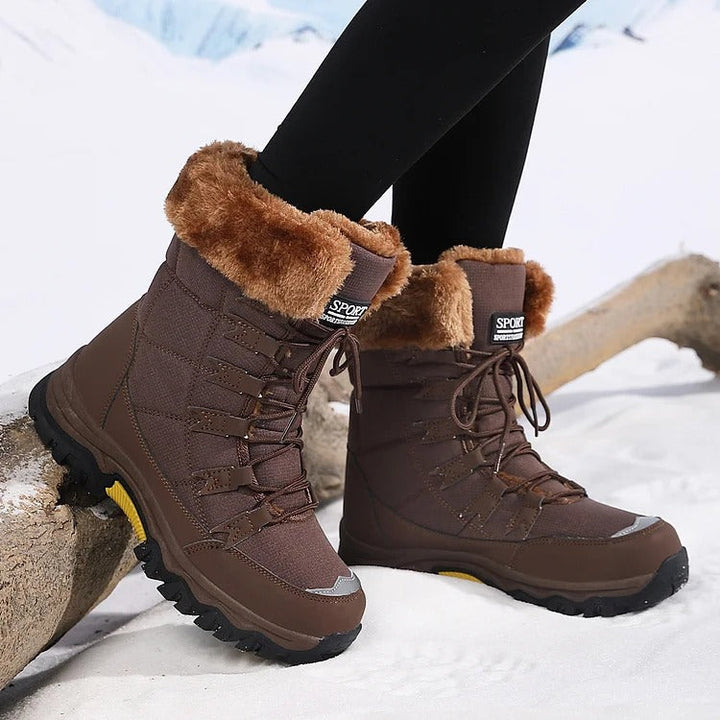 Aspen | Women's Waterproof Snow Boots | Faux Fur Lined Lace-Up