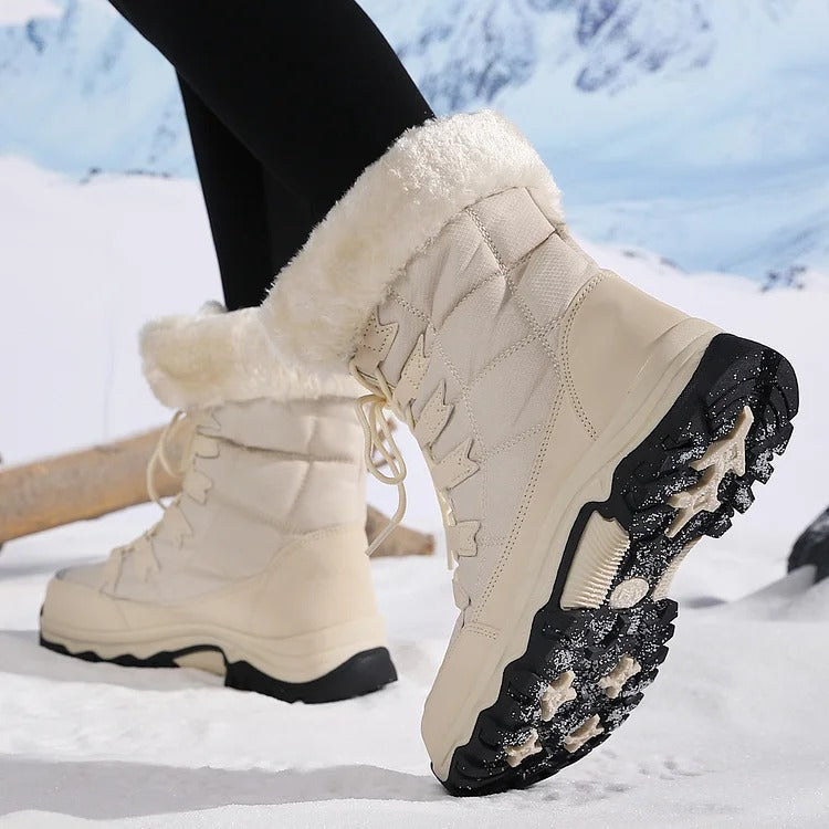 Aspen | Women's Waterproof Snow Boots | Faux Fur Lined Lace-Up