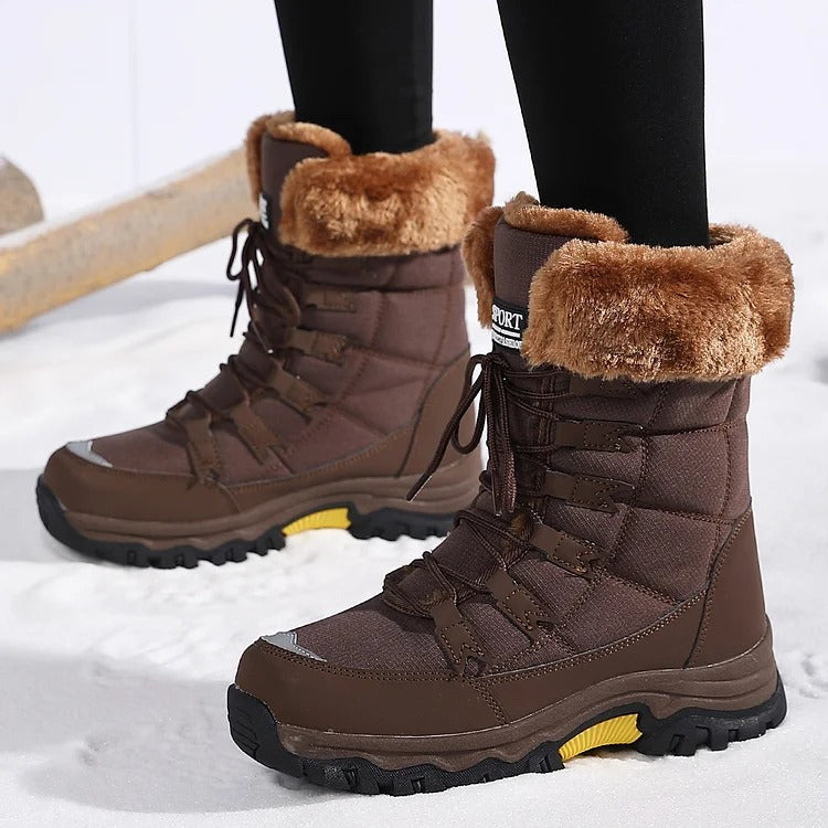 Aspen | Women's Waterproof Snow Boots | Faux Fur Lined Lace-Up