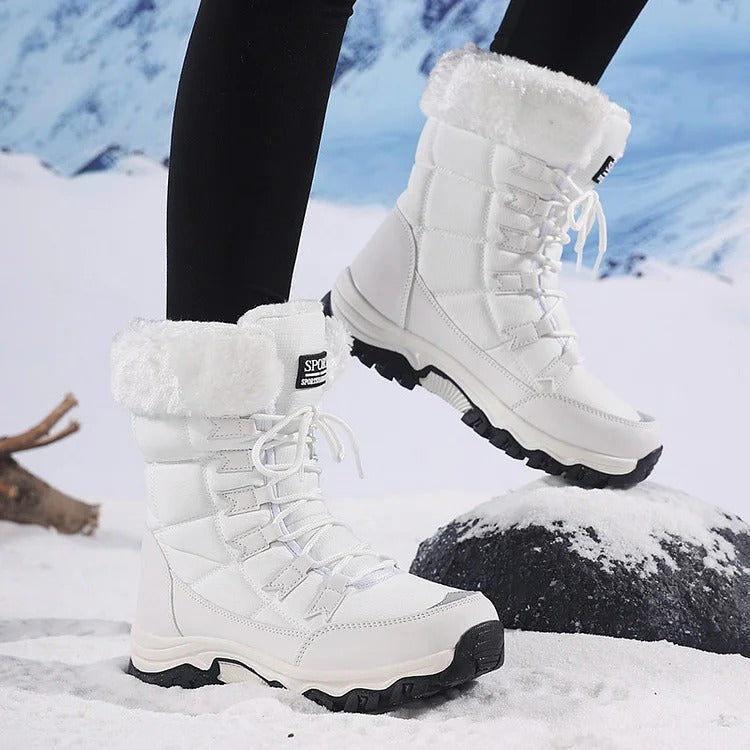 Aspen | Women's Waterproof Snow Boots | Faux Fur Lined Lace-Up