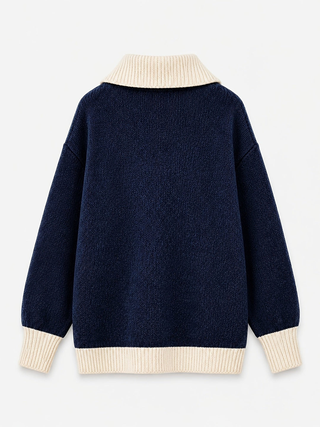Freya | Women's Quarter-Zip Sweater | Balloon Sleeve