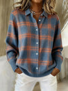 ZAFIRA™ | Knit Cheque Patterned Blouse