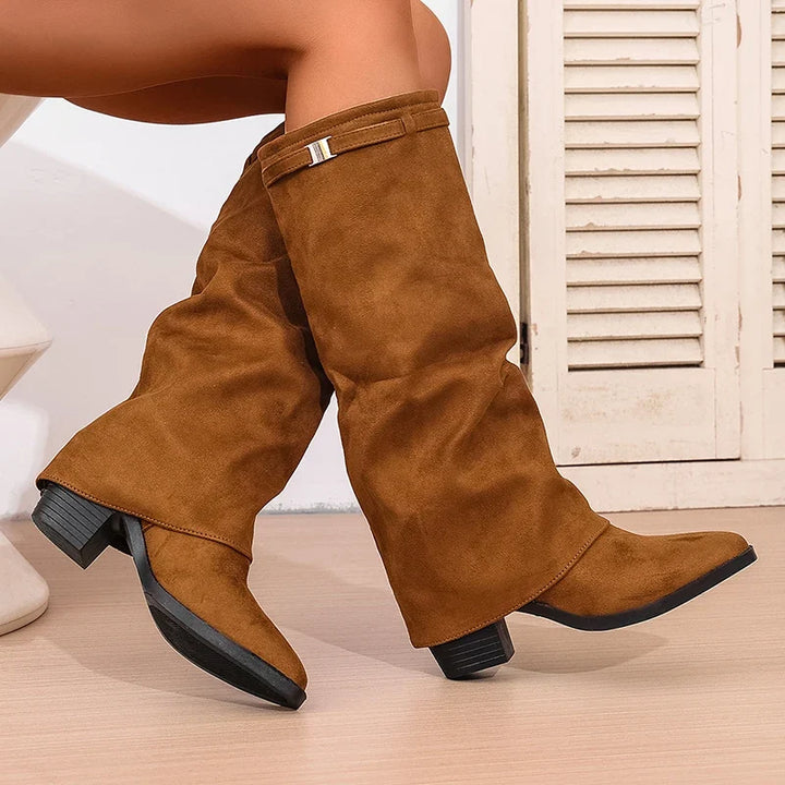 Pointed Toe Knee High Boots for Women – Stylish & Comfortable Design
