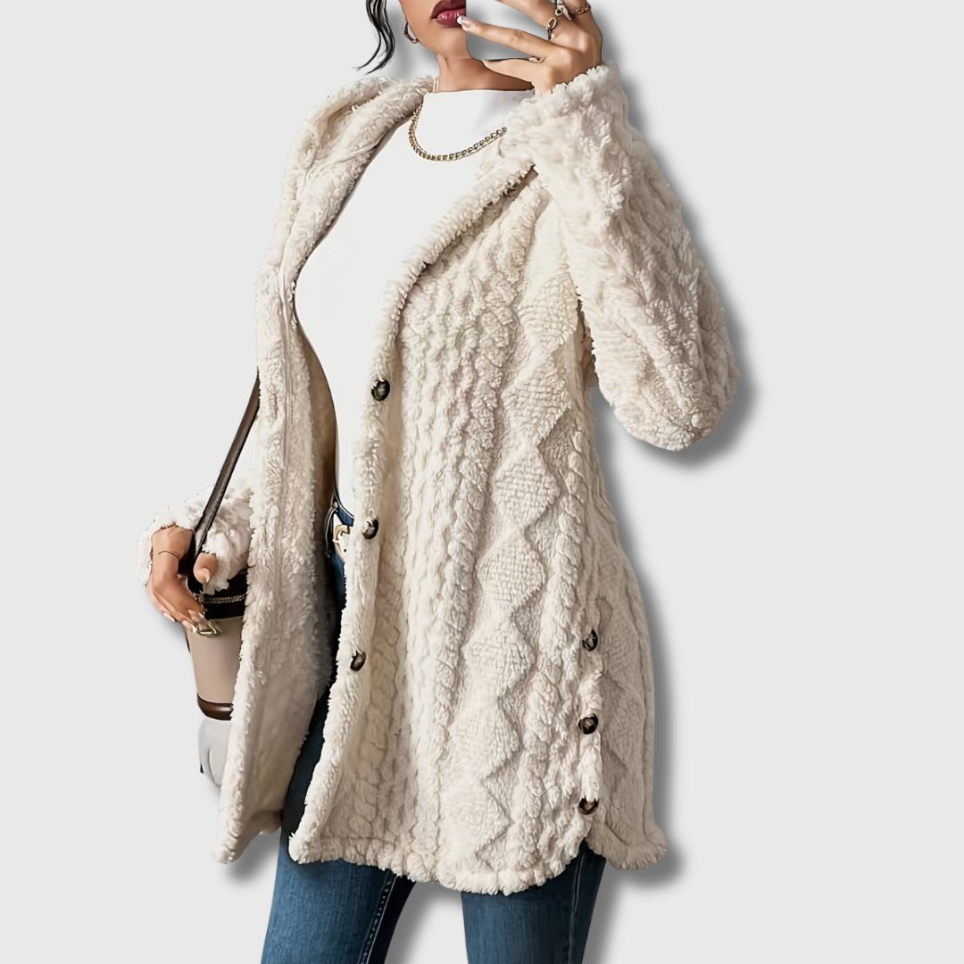 ANABELLE™ | Cozy Hooded Teddy Coat