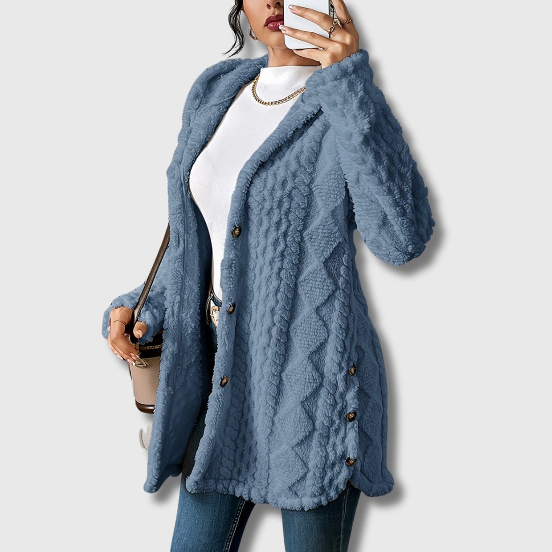 ANABELLE™ | Cozy Hooded Teddy Coat