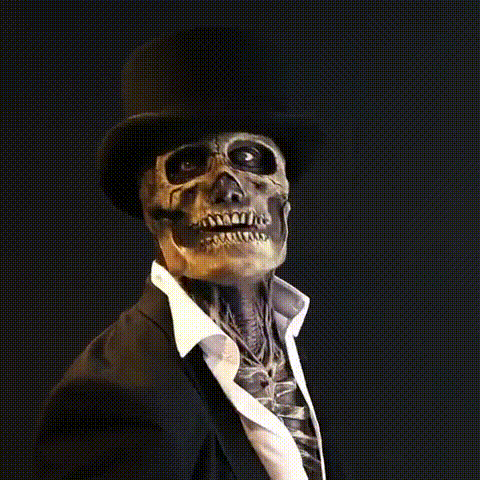 Haloween Scary Skull & Spine Halloween Mask for Costume Party