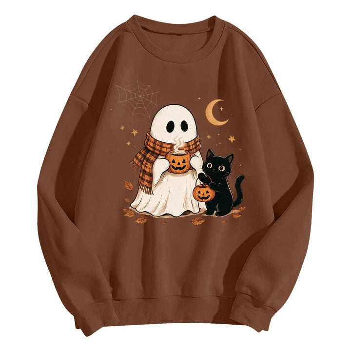 Women's Halloween Graphic Crewneck Sweatshirt