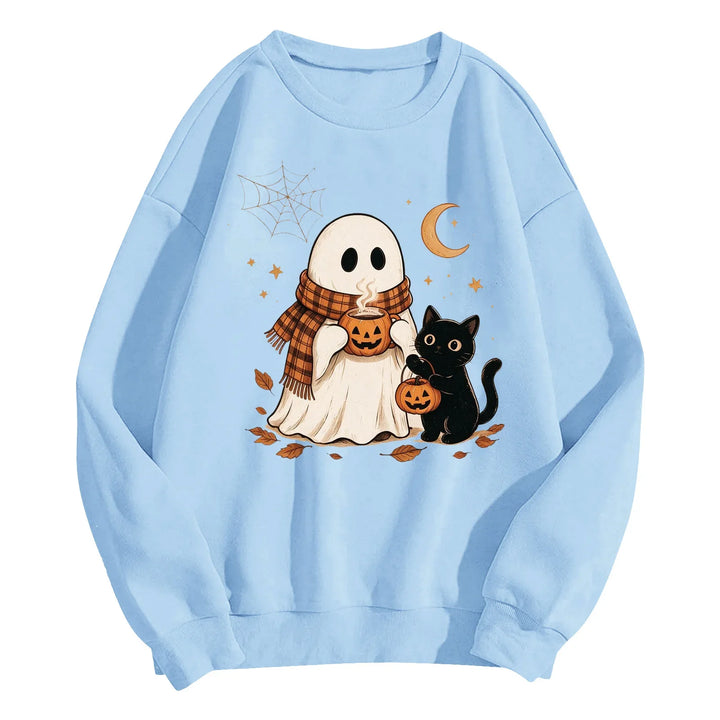 Women's Halloween Graphic Crewneck Sweatshirt