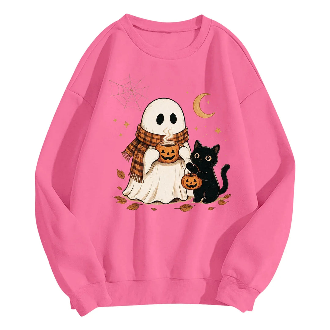 Women's Halloween Graphic Crewneck Sweatshirt