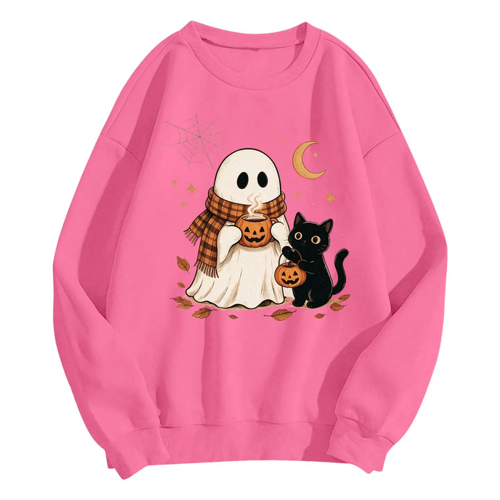 Women's Halloween Graphic Crewneck Sweatshirt