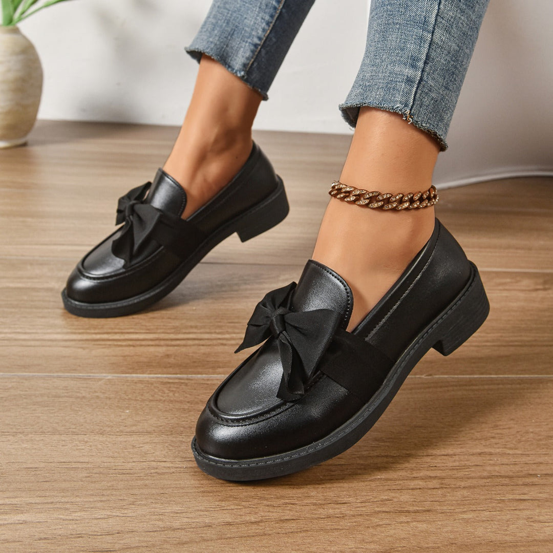 Alice | Orthopedic Bow Loafers
