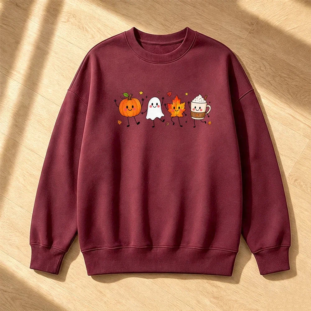 Men's Funny Halloween Dancing Pumpkin Sweatshirt