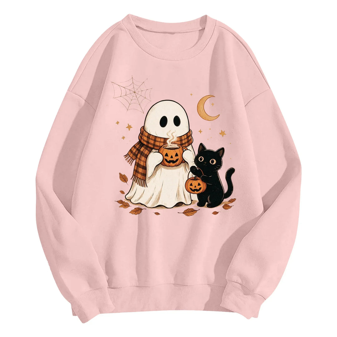 Women's Halloween Graphic Crewneck Sweatshirt