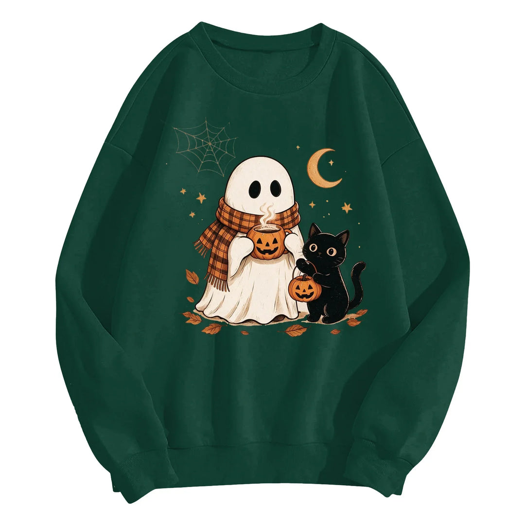 Women's Halloween Graphic Crewneck Sweatshirt