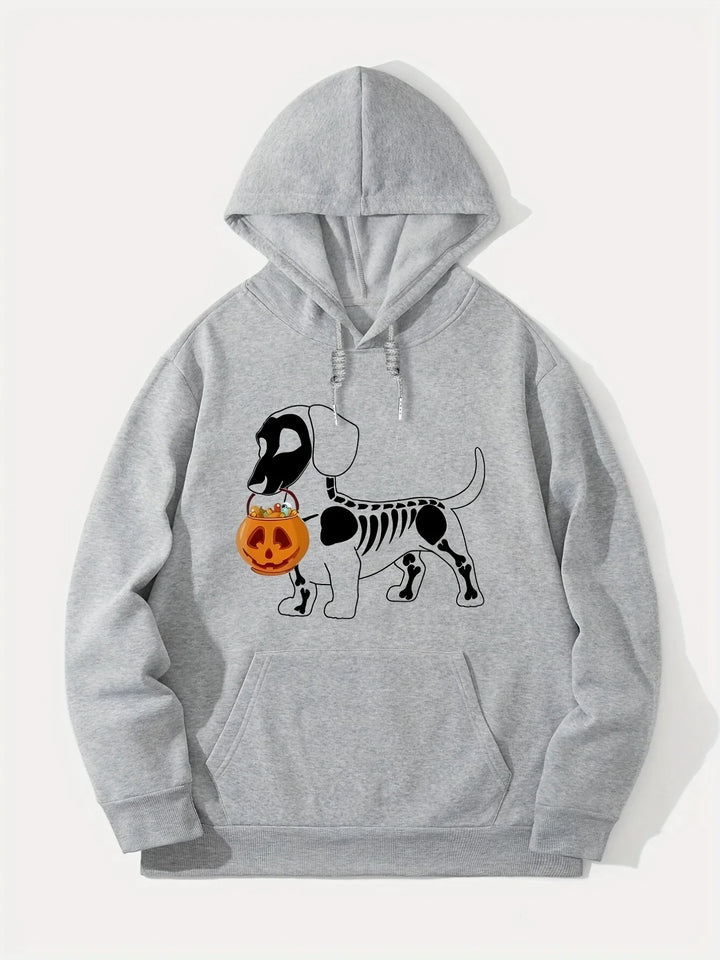 Dachshund Halloween Streetwear Hoodie Unisex