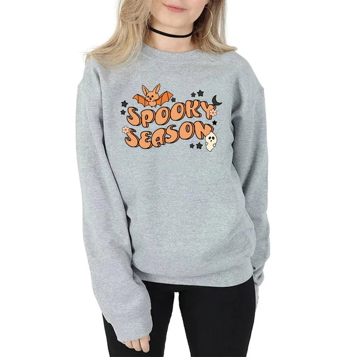 Spooky Vibes Halloween Graphic Sweatshirt