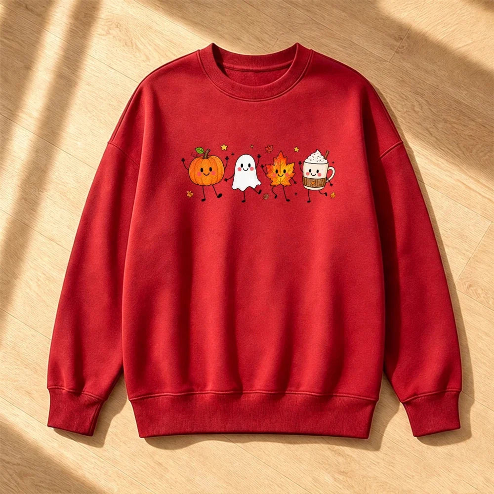 Men's Funny Halloween Dancing Pumpkin Sweatshirt