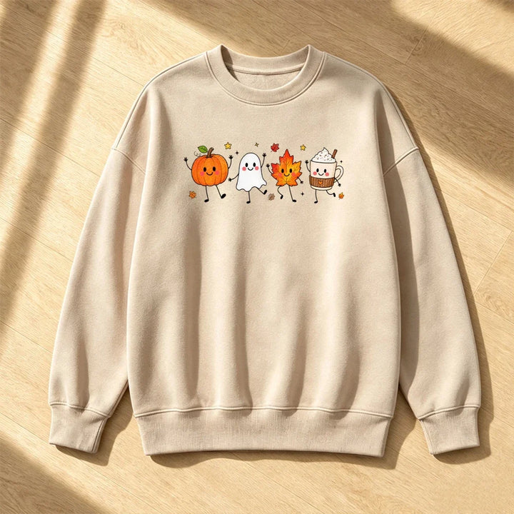 Men's Funny Halloween Dancing Pumpkin Sweatshirt