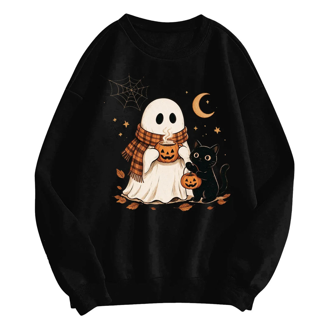 Women's Halloween Graphic Crewneck Sweatshirt