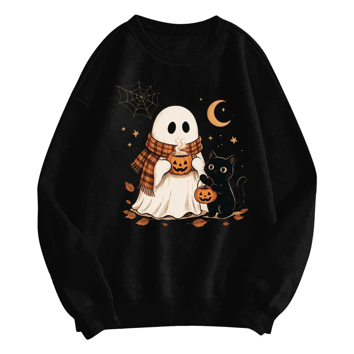 Women's Halloween Graphic Crewneck Sweatshirt