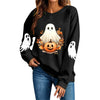 Women's Spooky Ghost Halloween Graphic Hoodie